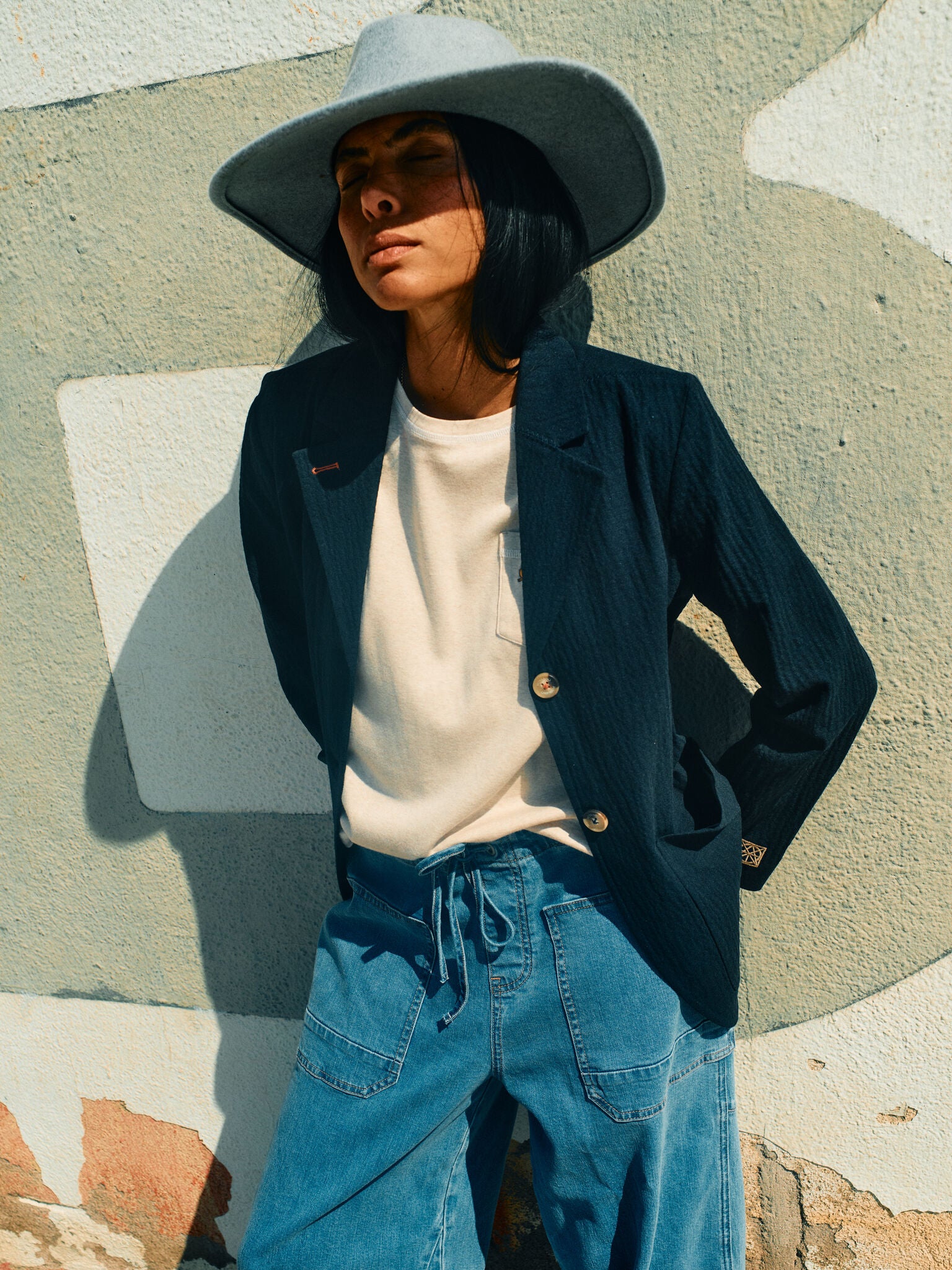 Modelshot / Beige Melange / Detail